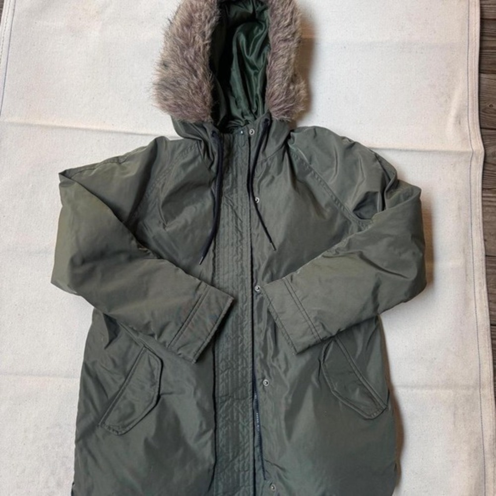 Green‎ flight jacket parka